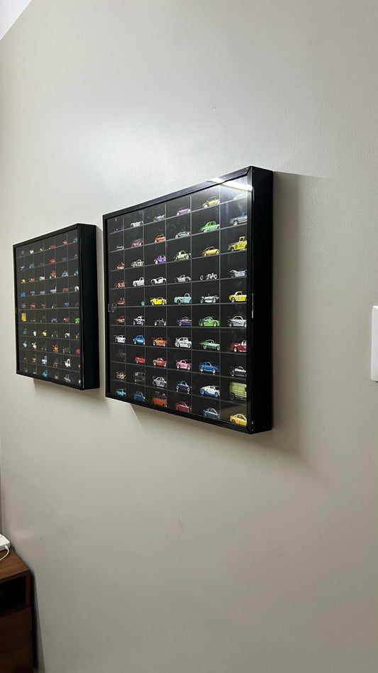 60 Compartments Hotwheels organizer Black