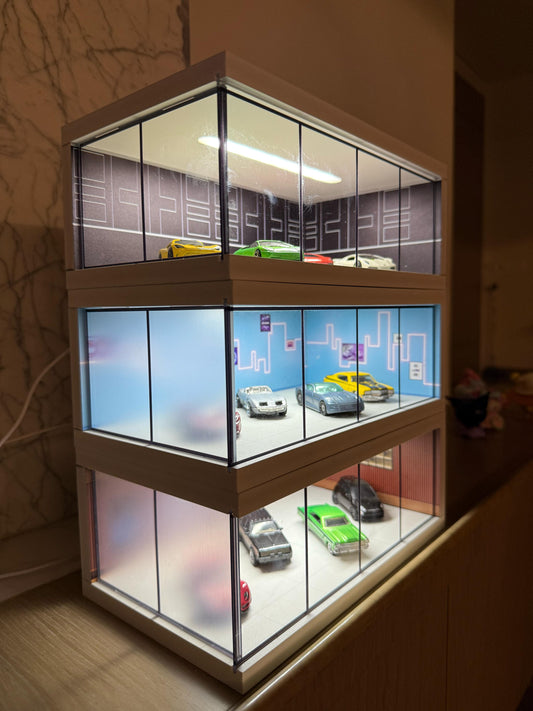 Luxury Miniature Car Showroom for 1:24, 1:43 & 1:64 Models ( ALL THREE )