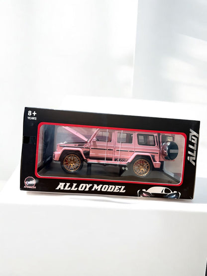 Mercedes Benz G63 Model Diecast Car Scale 1:24 - Pink G Wagon