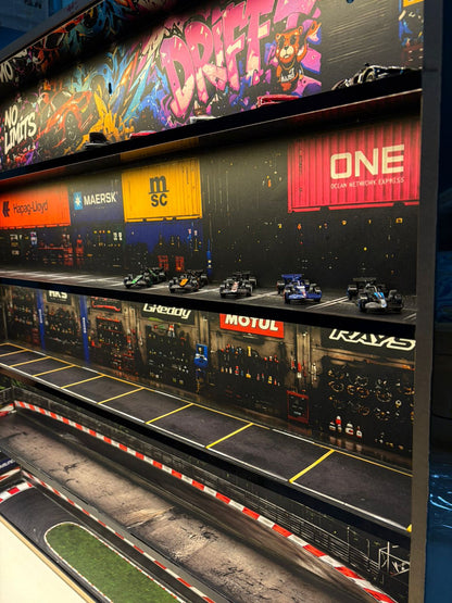 5 Floor Led Garage with Transparent Acrylic cover for 1:64 Scale Cars