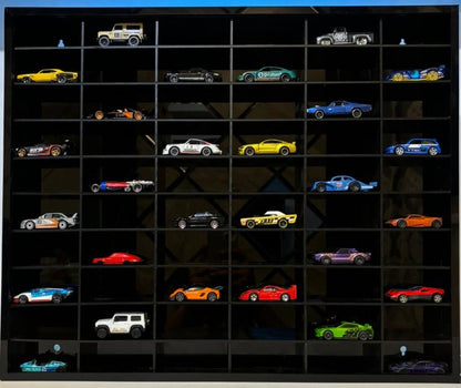 60 Compartments Display with Sliding Cover for 1:64 Scale Cars