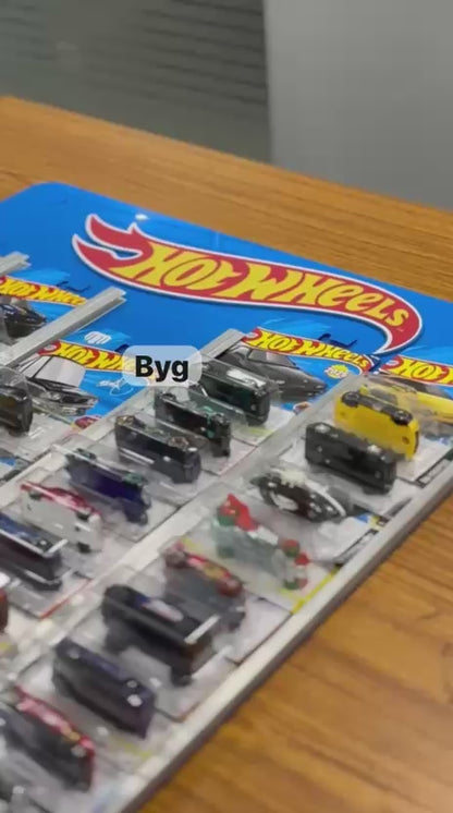 Hotwheels Wall mount Card Holder  ( 40 mainlines - 8 premiums )